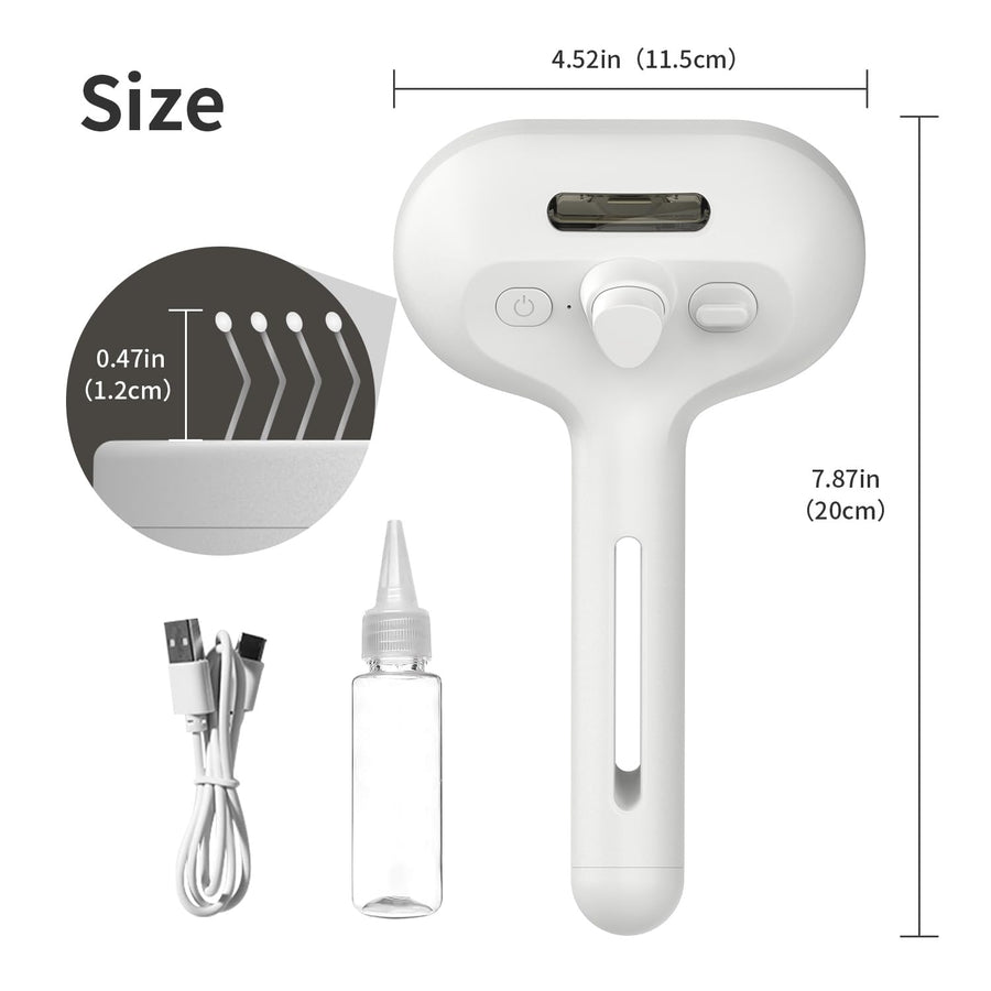 Pet Comb with Electronic Mist Spray