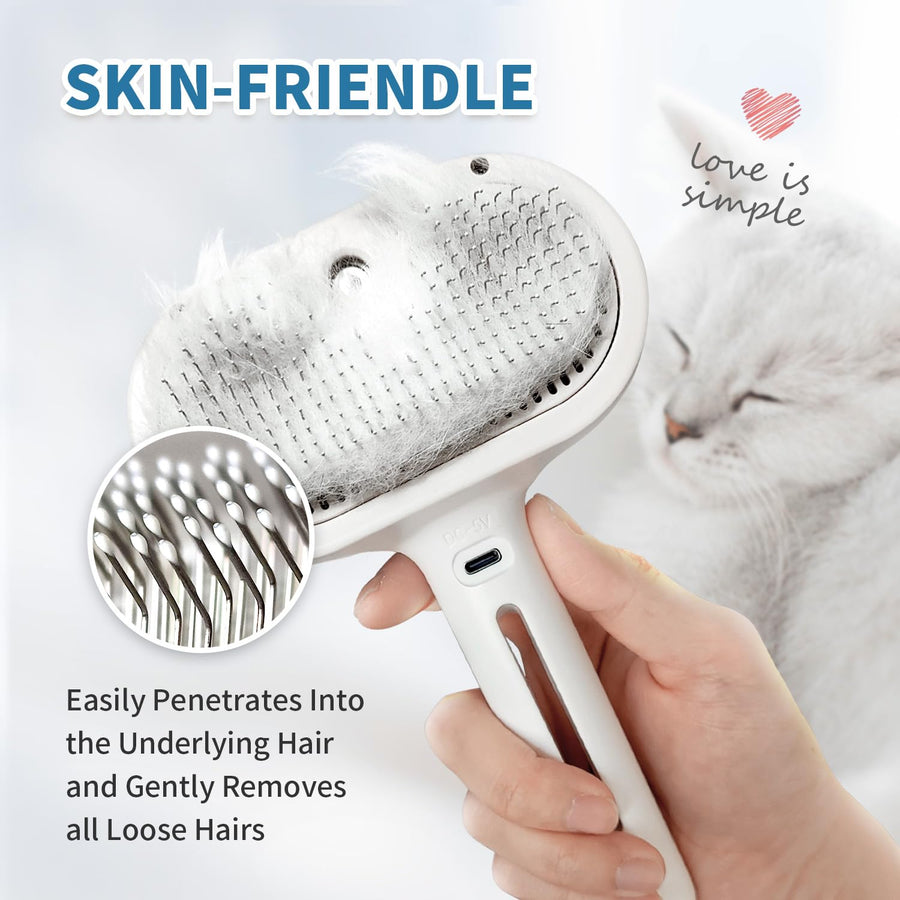 Pet Comb with Electronic Mist Spray