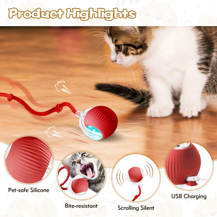 Automatic Moving Pets Toy Balls