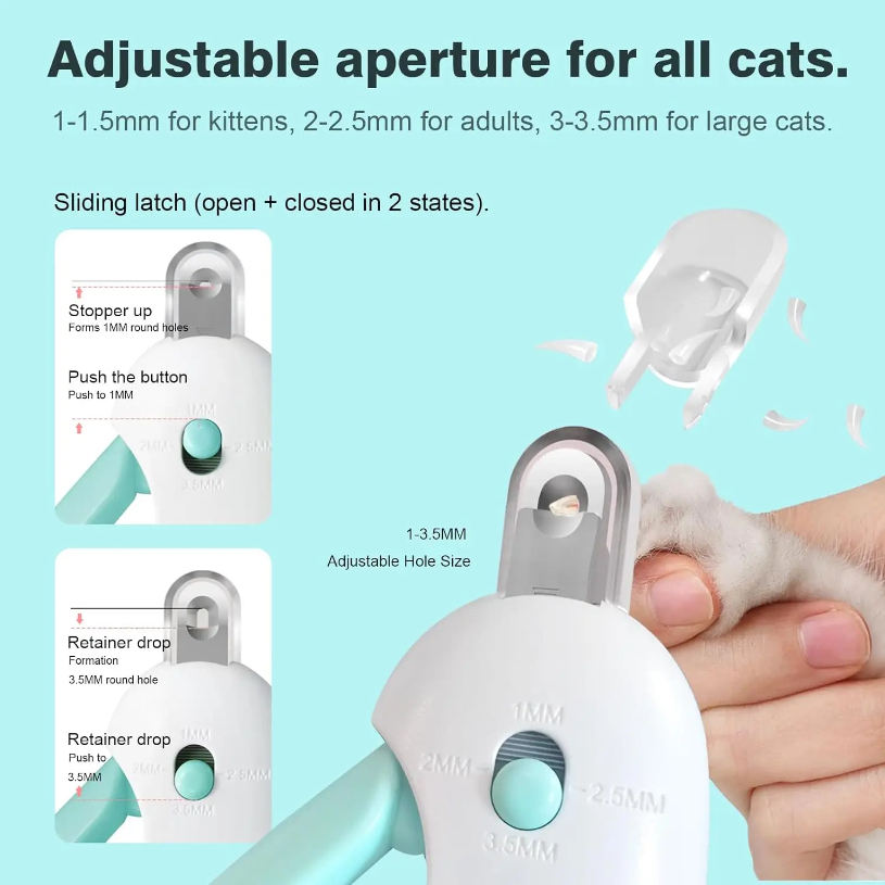 Cat Nail Clipper with Nail File