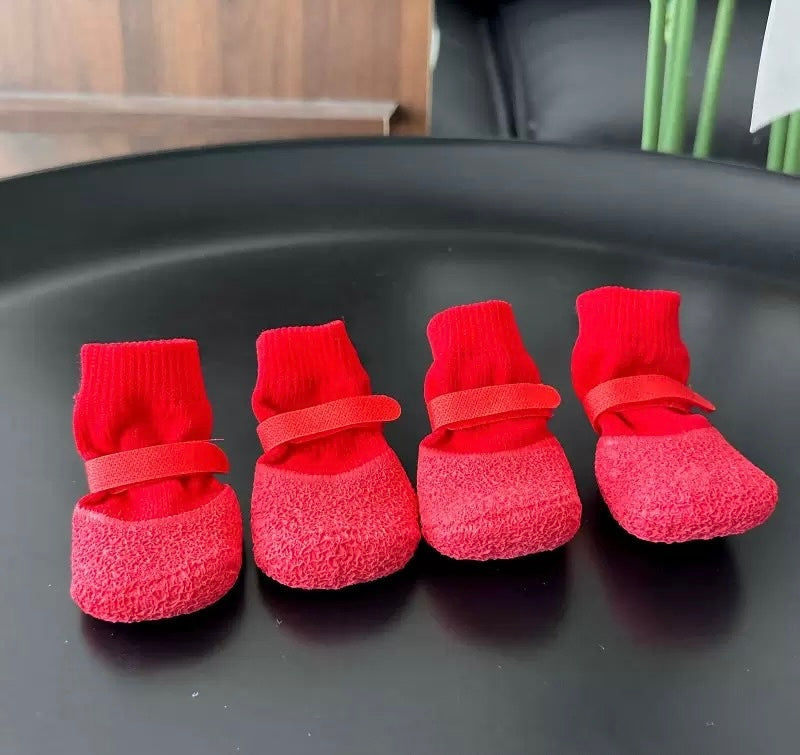 Anti-Rutsch Wasserdichte Hundesocken-Schuhe