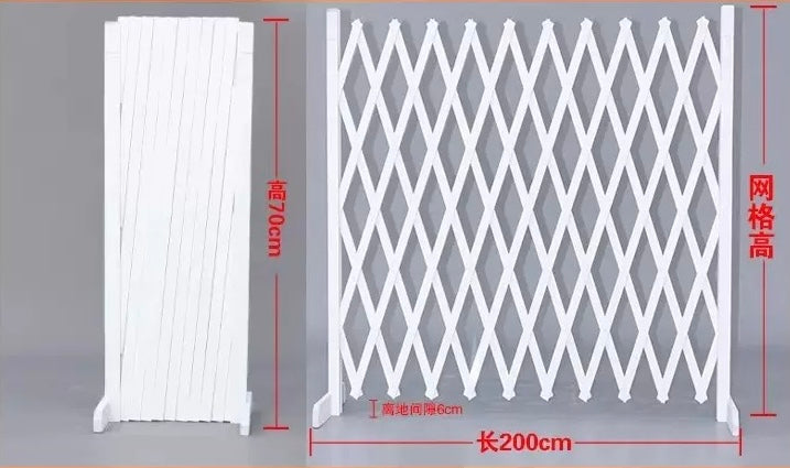 Ausziehbares Holzgitter
