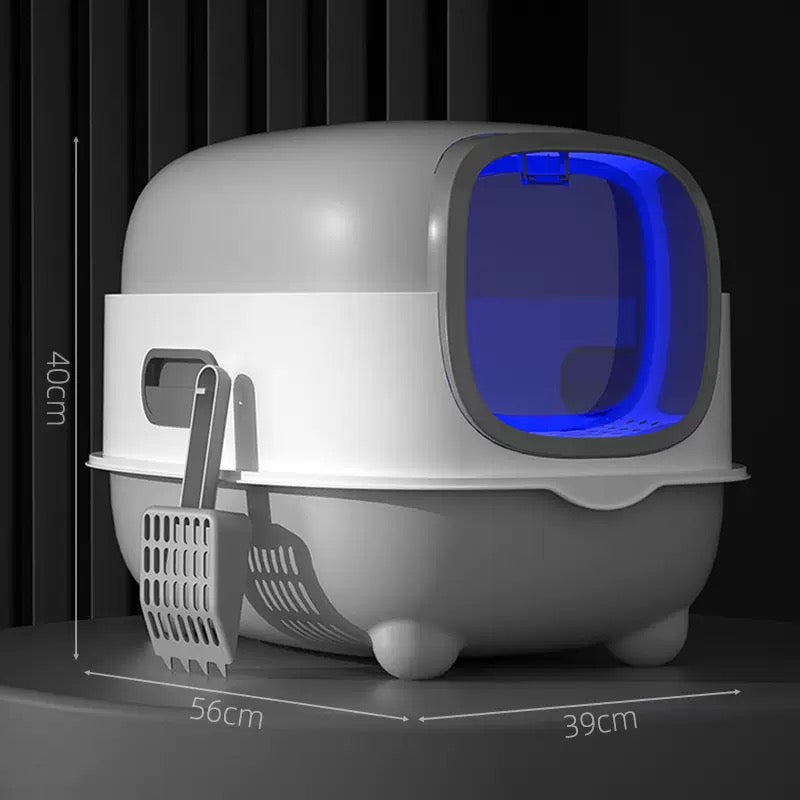 Cat Litter Box with Ultra Violet Disinfection Function