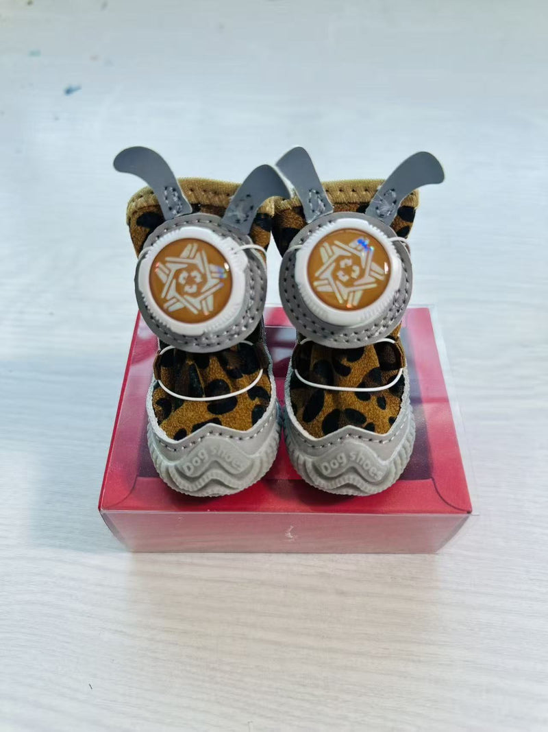 Antislip Pets Shoes with Rotating Buckle