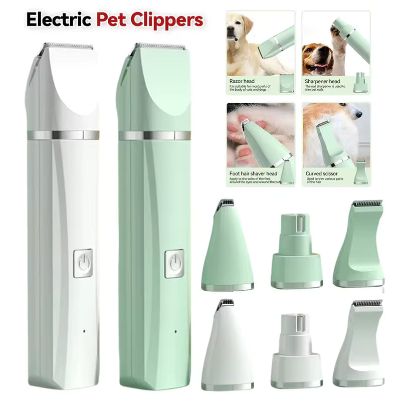 Pet Cordless Electric 4 in 1 Shaver/Trimmer