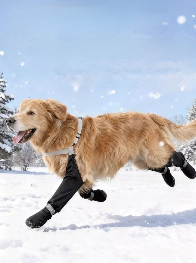 Anti-slip & Waterproof Dog Boots