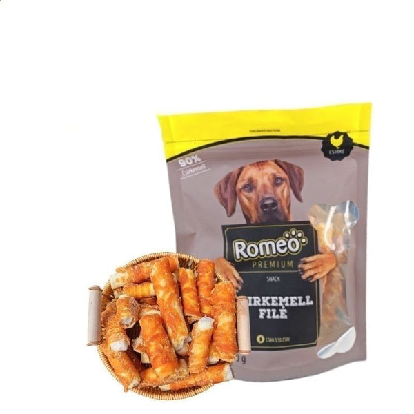 ROMEO Dog Treats – Duck or Chicken Rolls (150g)