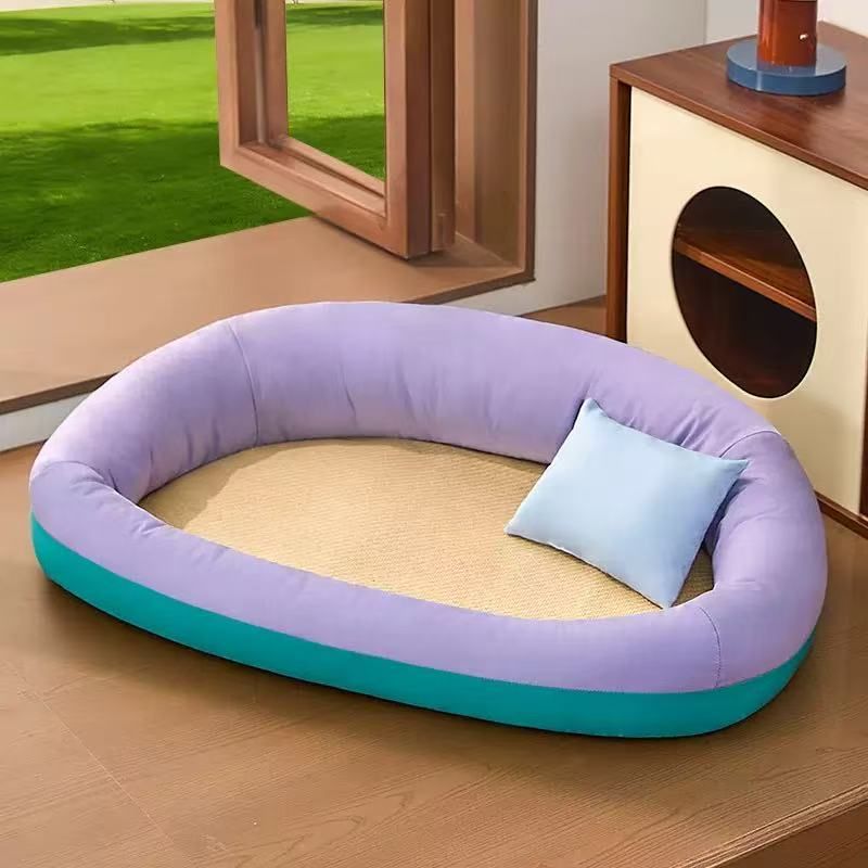 Hundebett "Soft Candy Stripe" mit Kissen