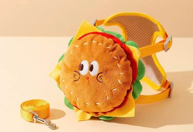 Ensemble Harnais et Laisse pour Petit Sac à Dos Mignon