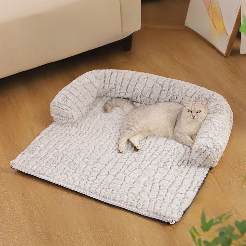 Rutschfeste Plüsch-Sofa-Haustiermatte